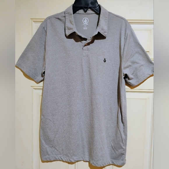 Volcom Grey Size Small Polo Shirt Never Been Worn - Picture 1 of 6